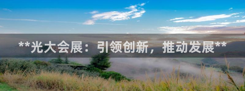 果博官网：**光大会展：引领创新，推动发展**