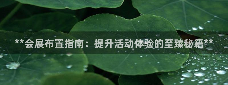 下载果博博东方：**会展布置指南：提升活动体验的至臻秘籍**