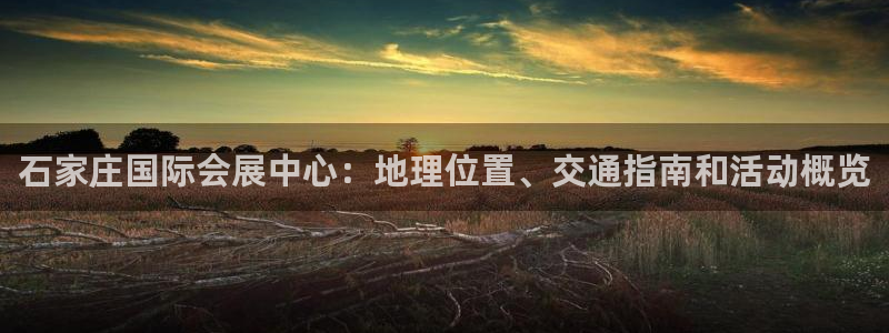 果博平台真实吗安全吗可信吗可靠吗：石家庄国际会展中心：地理位置、交通指南和活动概览