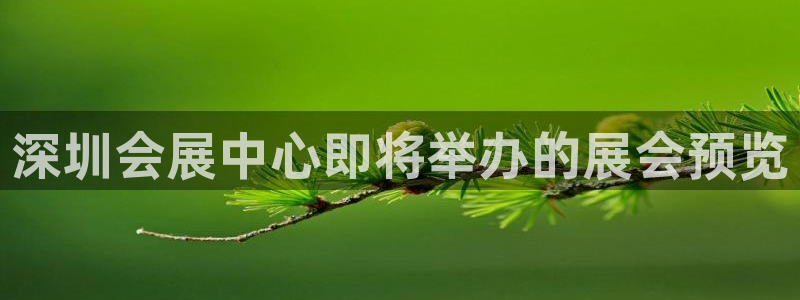 果博公司会员怎么开户：深圳会展中心即将举办的展会预览