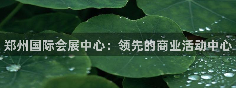 果博账号注册：郑州国际会展中心：领先的商