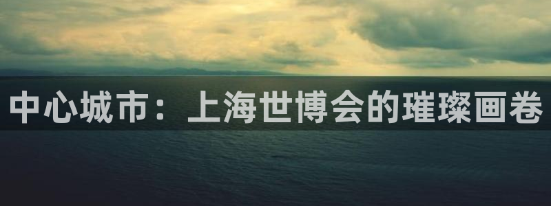 果博手机下载网址：中心城市：上海世博会的璀璨画卷