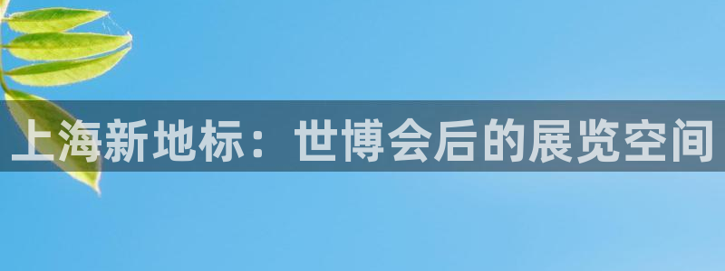 果博东手机版下载开户：上海新地标：世博会