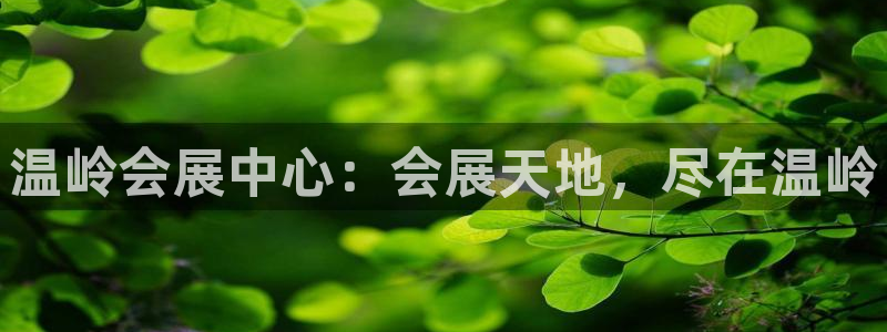 果博公司客服电话：温岭会展中心：会展天地，尽在温岭