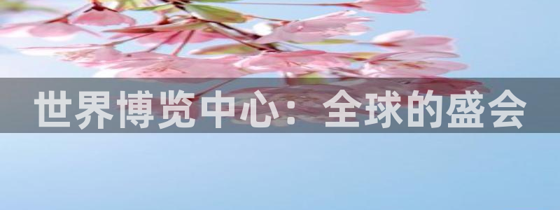 果博官网：世界博览中心：全球的盛会